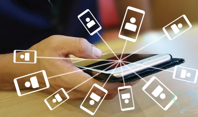 スマホから多くの悪口