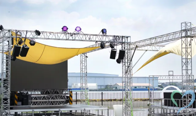 野外ライブ会場