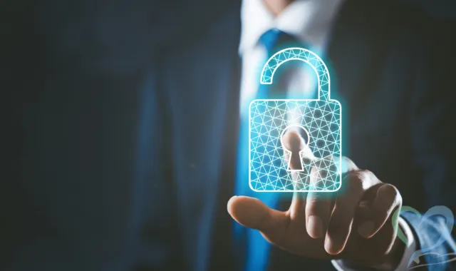 鍵をかけるイメージ