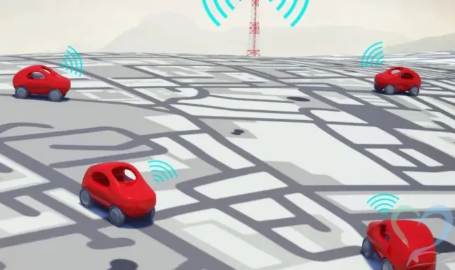 複数の車の位置情報