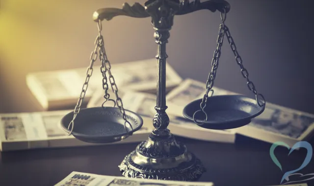 法の天秤と札束