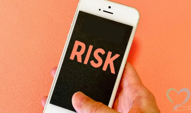スマホにリスクの文字
