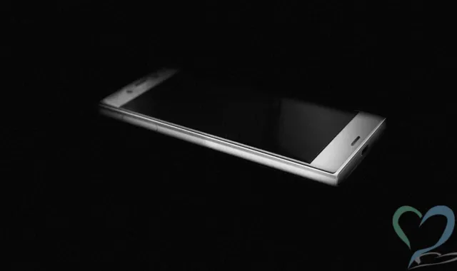 電源オフのスマホ