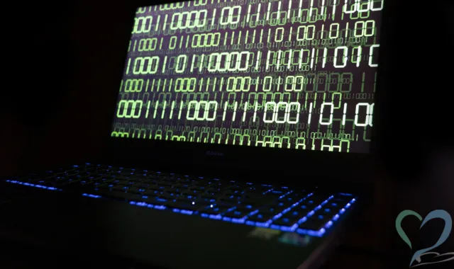 ノートパソコンの画面