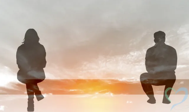 距離があるカップル